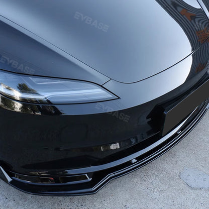 Tesla Model 3 Highland Front Bumper Lip ABS Splitter Front Apron Body Kits Spoiler Fascia 3-Stage