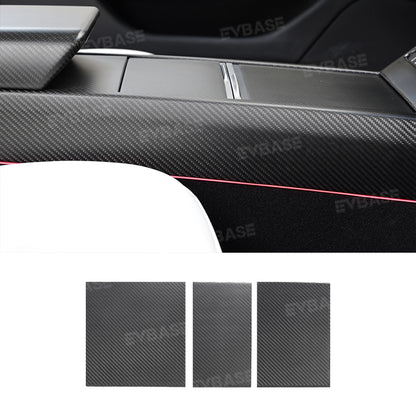 Tesla Model Y Juinper Real Carbon Fiber Upgrade Kit Full Interior Protection Cover Trim Overlay