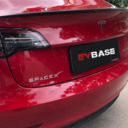 SPACEX Decals 3D Metal Tesla Emblem Sticker Tesla LOGO Cover for Model 3 Y X S Accessories