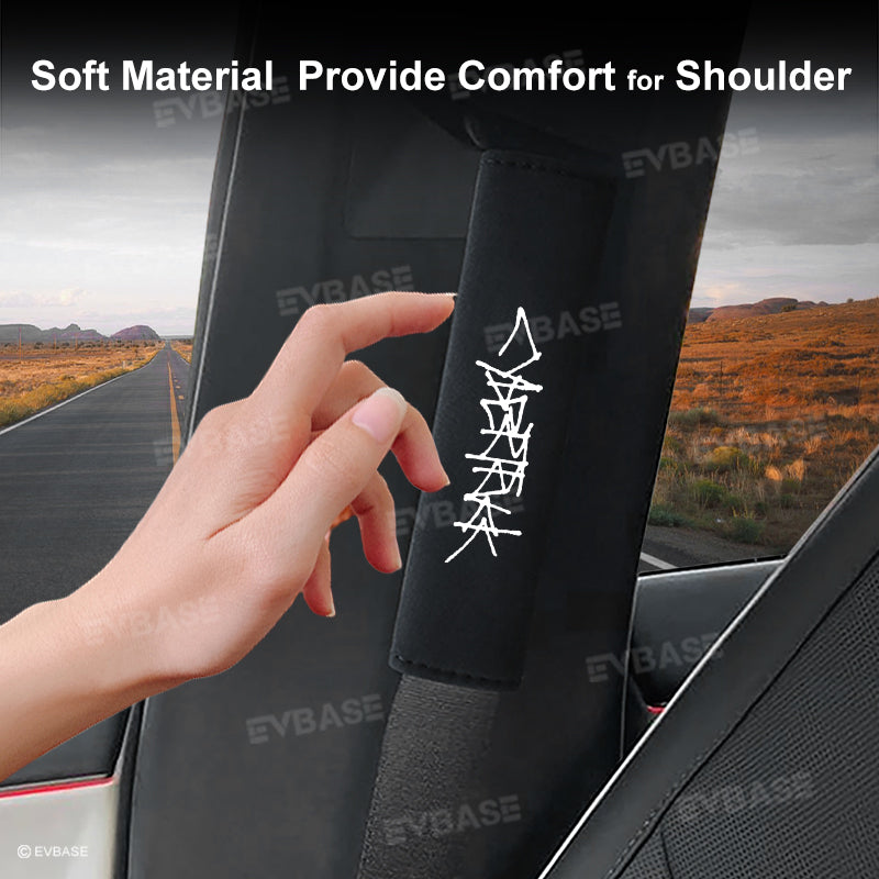 Tesla Cybertruck Seat Belt Pad Foam Cushion Cover Adjuster Comfort Shoulder Neck Protector