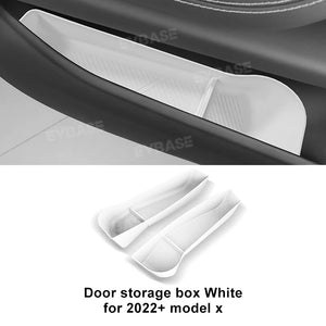 Tesla Model 3 Y X S Door Storage Box TPE Organizer Tray Waterproof Door Side Protector