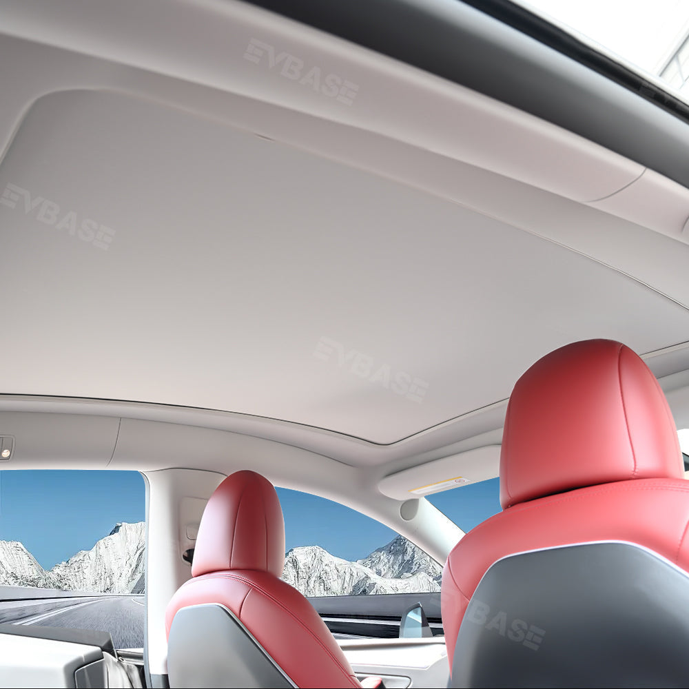 Tesla Model Y Electric Glass Roof Sunshade Retractable Sun Shade Integrated Automatic Shades