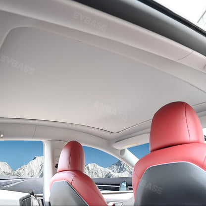 Tesla Model Y Electric Glass Roof Sunshade Retractable Sun Shade Integrated Automatic Shades