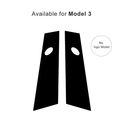 Tesla Model 3 Y Window B-Pillar Cover Trim Strip Window Pillar Post Trim 2Pcs Tesla Exterior Accessories