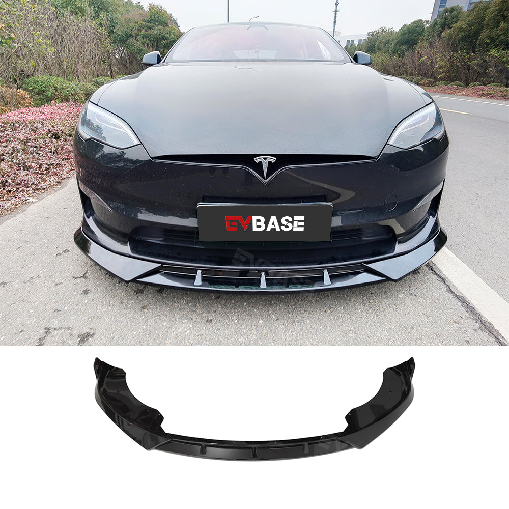 Tesla Model S Front Bumper Lip ABS Splitter Performance Spoiler Racing Style