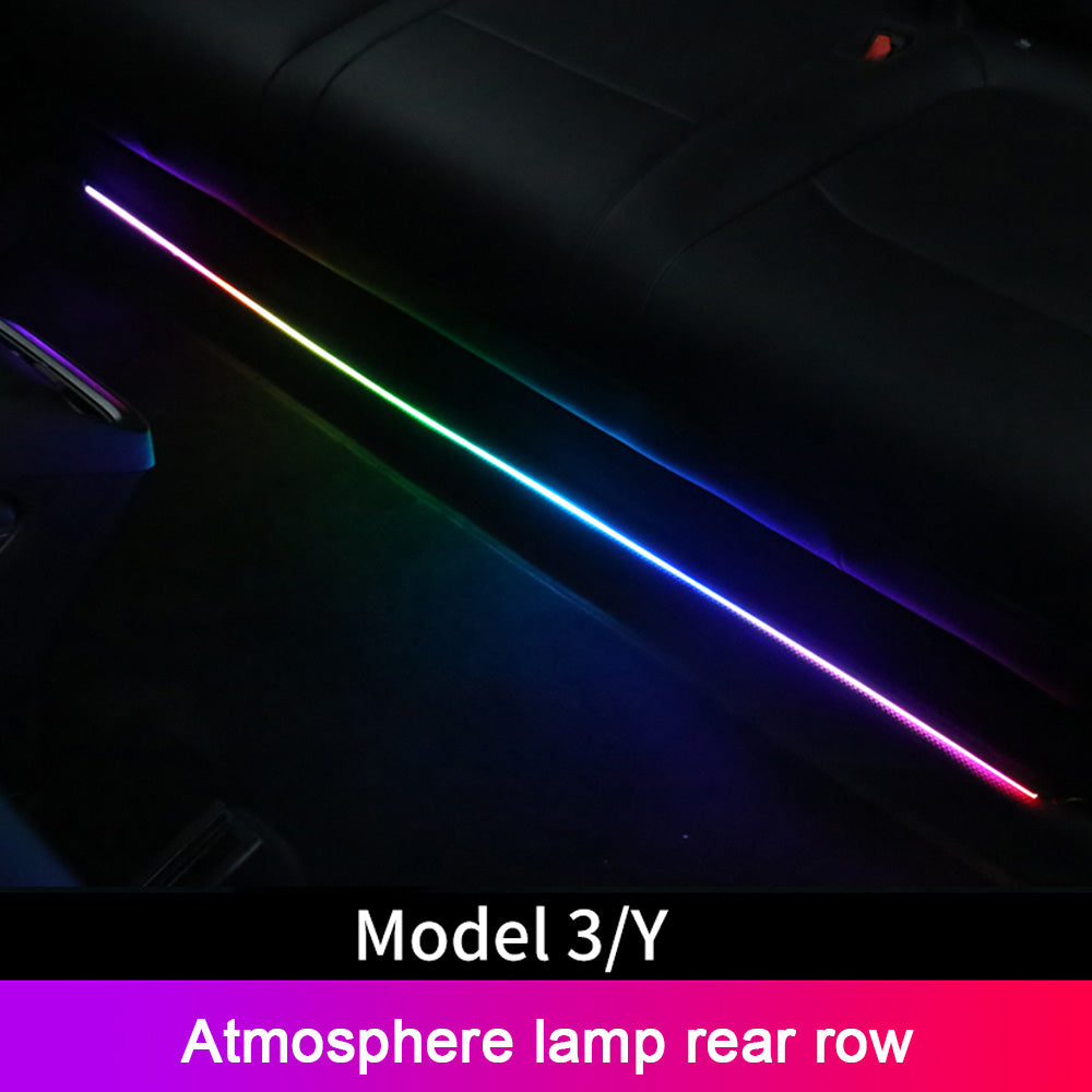 EVBASE Tesla Model 3 Y Dashboard Streamer Ambient Light Interior Car Neon Lights