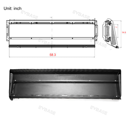 Rivian R1T Gear Tunnel Slide Tray Cargo Slide Out Shelf Drawer For Off-Road/Overland Adventures