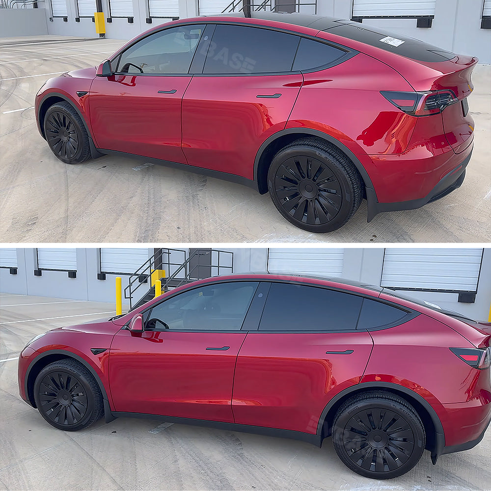 Tesla Radkappen Model Y Induktionsradkappen für 19 Zoll Gemini Wheels 4PCS Matte Model Y Zubehör