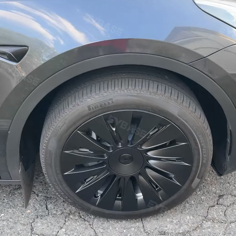 Tesla Radkappen Model Y Induktionsradkappen für 19 Zoll Gemini Wheels 4PCS Matte Model Y Zubehör