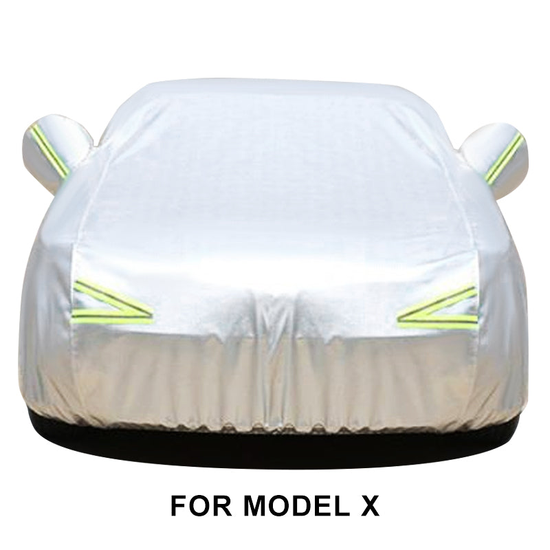 Tesla Model 3 X Y Full Car Cover Waterproof All Weather Protection Snow Proof Windproof Outdoor Car Covers