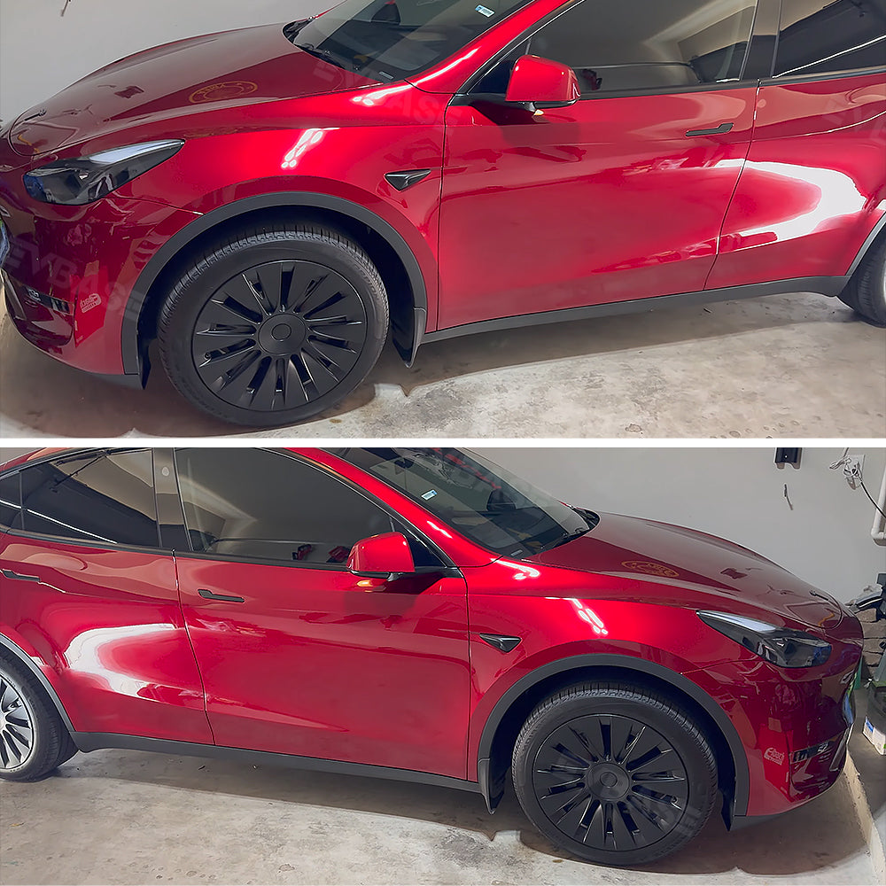 Tesla Radkappen Model Y Induktionsradkappen für 19 Zoll Gemini Wheels 4PCS Matte Model Y Zubehör