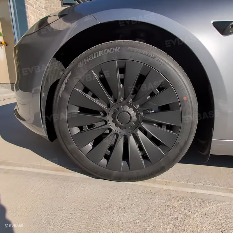 Tesla Model 3 Highland Wheel Covers 18 Inch Turbine Style Wheel Hub Caps