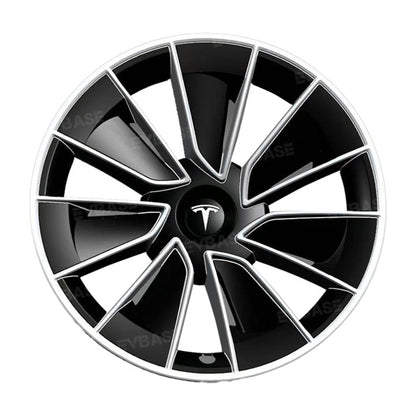 Tesla Model Y 19" Gemini Wheel Covers Hubcaps Inspired By Model 3 Performance Wheel Caps Rim Protector 4PCS