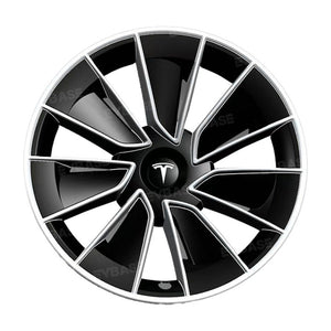 New Tesla Model Y 19" Gemini Wheel Covers Hubcaps Inspired By Model 3 Performance Wheel Caps Rim Protector 4PCS