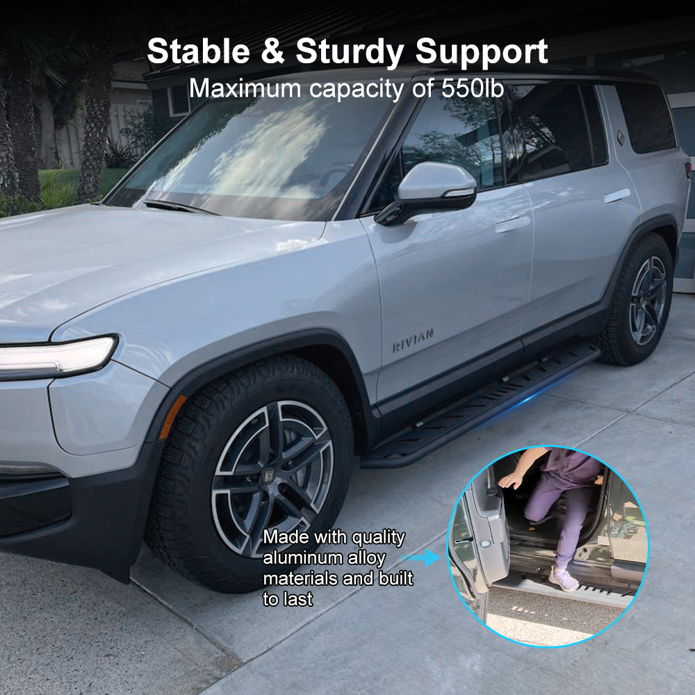 EVBASE Rivian Running Boards R1T/R1S Running Boards Rivian Exterior Accessories