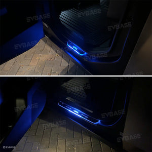 Tesla Cybertruck Illuminated Door Sill Protector LED Welcome Pedal Trim Plates