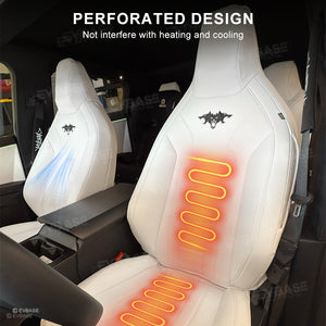 Tesla Cybertruck Seat Covers With Cyberbeast Style Full Coverage Custom Seat Protector NAPPA Leather