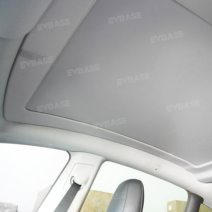 EVBASE Tesla Model Y Automatic Electric Sunshade Glass Roof Powered Sunshade Retractable Window Shades