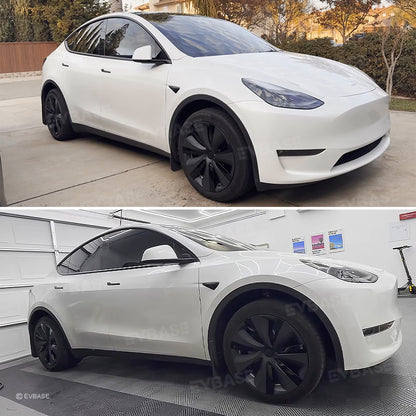 Nuovo EVBASE Tesla Model Y Tempest Copriruota 19 pollici Sport Model S Version Wheel Cap 4PCS Matte