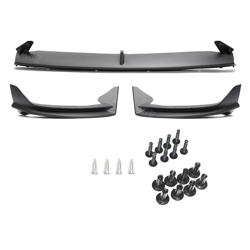 EVBASE Tesla Model Y Front Bumper Lip Fascia Front Lip Spoiler ABS Sport Body Kit Front Apron Model 3