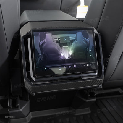 Tesla Cybertruck Real Carbon Fiber Interior Upgrade Kit Center Console Overlay Protection Trim