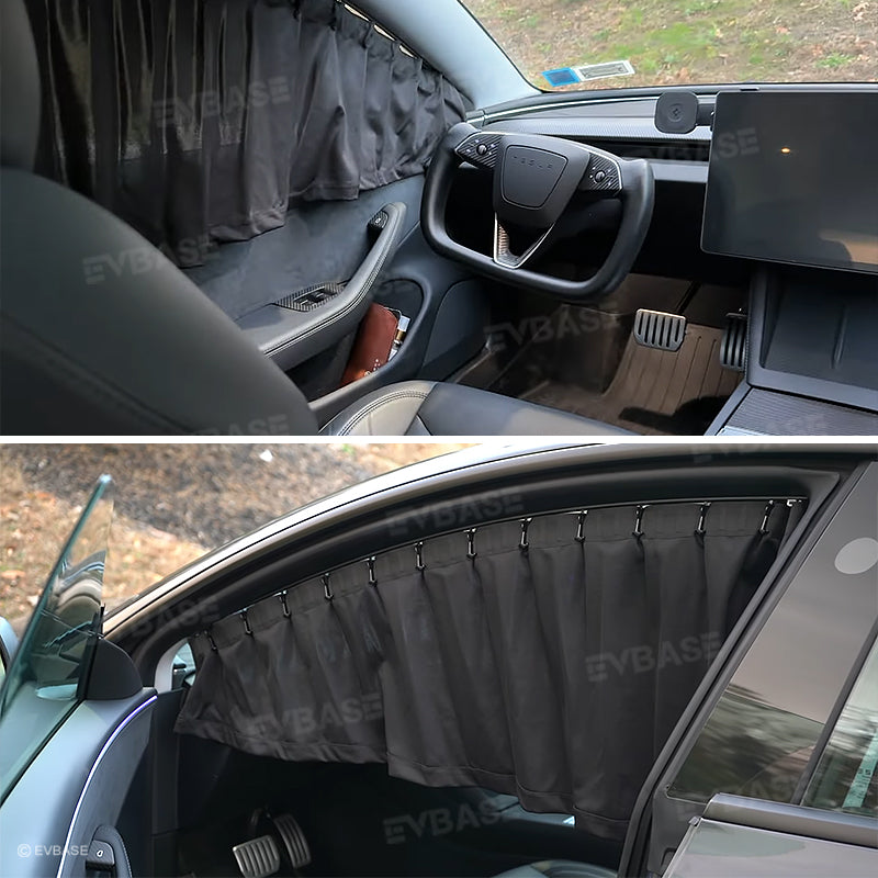 Tesla Model 3 Y Seitenfenster Sonnenschutz Heckscheibe Sonnenschutz 4pcs