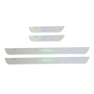 Tesla Cybertruck Illuminated Door Sill Protector LED Welcome Pedal Trim Plates