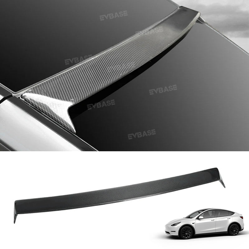 Tesla Model Y Roof Spoiler Tail Wing ABS Rear Trunk Lip Window Top Wing