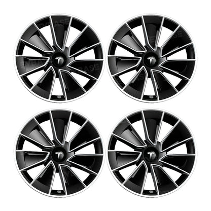 Tesla Model Y Wheel Covers 19 Inch Inspired By Model 3 Performance Hubcaps Wheel Rim Protector 4PCS