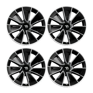 New Tesla Model Y 19" Gemini Wheel Covers Hubcaps Inspired By Model 3 Performance Wheel Caps Rim Protector 4PCS