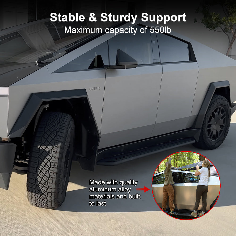 40%OFF - Tesla Cybertruck Running Boards Side Steps Cybertruck Exterior Accessories EVBASE