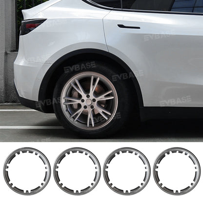 EVBASE Model Y 21-inch RimCase Tesla Überturbine Wheels Rim Protector for Model Y 3(Set of 4)