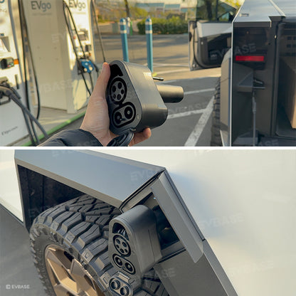 Tesla Cybertruck J1772 & CCS1 to Tesla Charging Adapter for Tesla Cybertruck DC Fast Charging