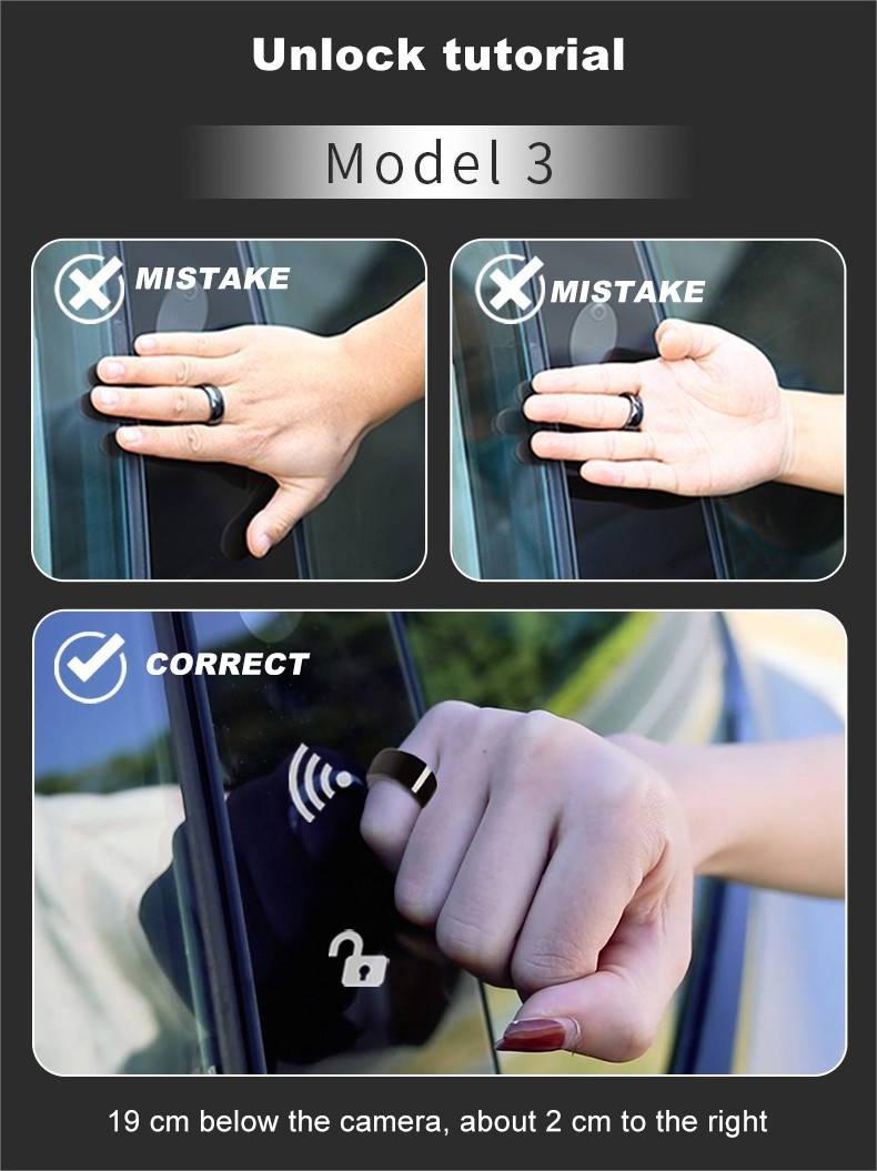 Tesla Model 3 Y S Smart Ring Key Tesla Accessories