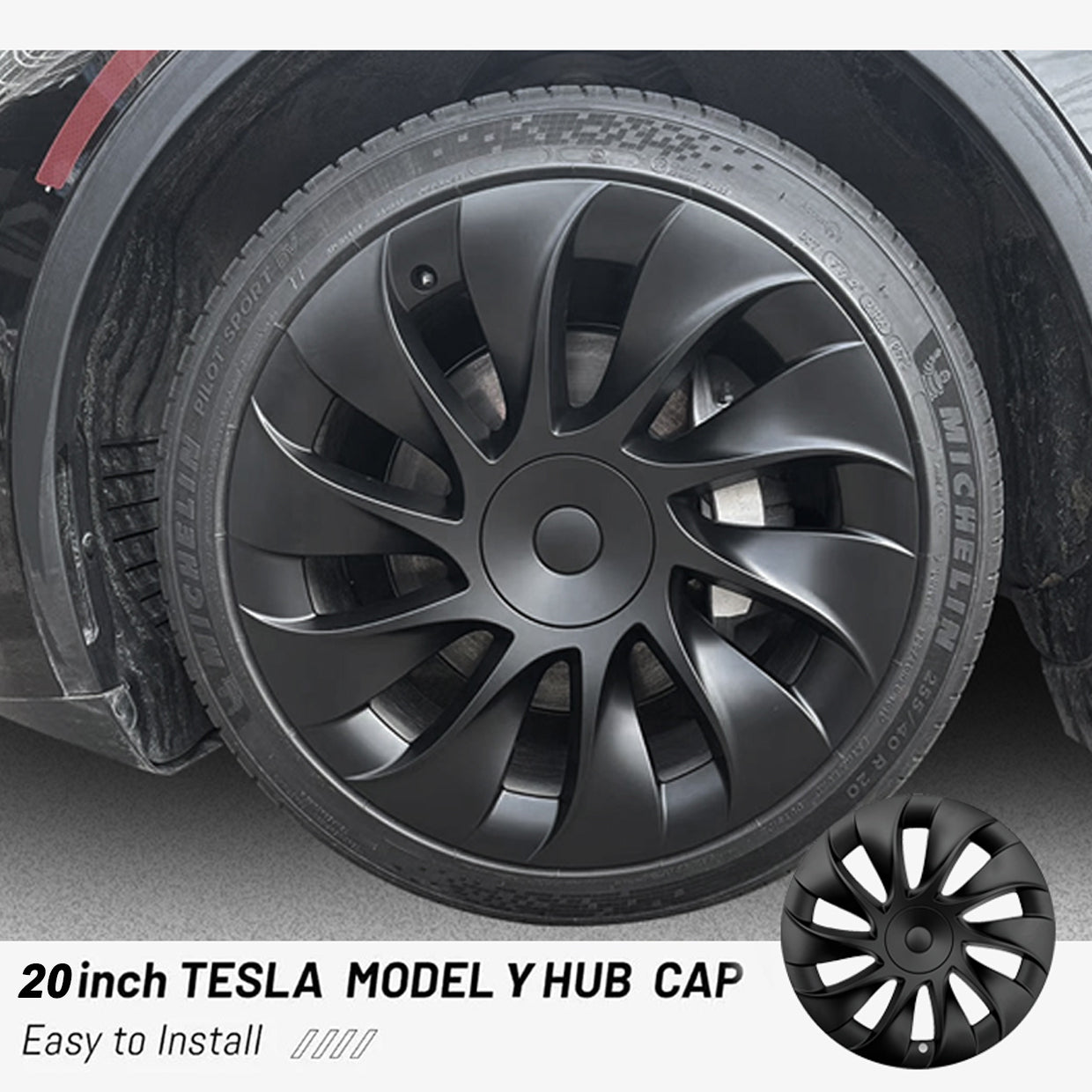 20inch Model Y wheel Covers for Tesla Model Y Induction Wheels Model Y Wheel Caps