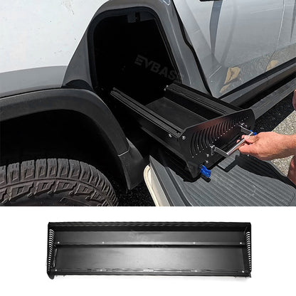 Rivian R1T Gear Tunnel Slide Tray Cargo Slide Out Shelf Drawer For Off-Road/Overland Adventures