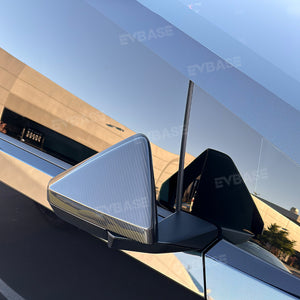 Tesla Cybertruck Side Mirror Covers Real Carbon Fiber Rearview Mirror Caps Trim Protective Cover