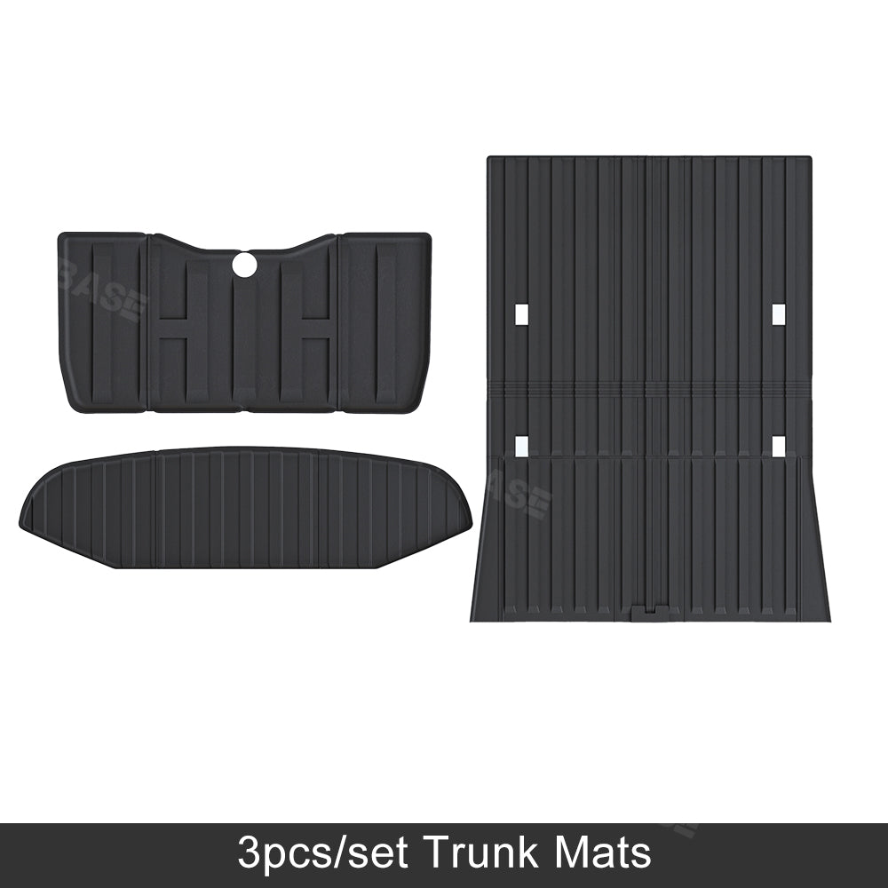 Tesla Cybertruck Frunk Truck Bed Mat Cargo Liner All Weather Rugged Liner Cargo Cover Mat