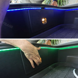 EVBASE Tesla Model 3 Y X S Luce Ambiente Frunk