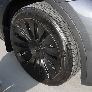 Tesla Radkappen Model Y Induktionsradkappen für 19 Zoll Gemini Wheels 4PCS Matte Model Y Zubehör