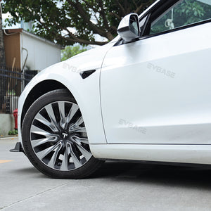 Tesla Model 3 Highland Wheel Covers 18 Inch Hubcaps Sport Wheel Caps Rim Covers 4PCS Silver & Black