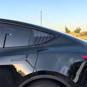 Tesla Model 3 Y Rear Side Window Louvers Air Vent Scoop Louvers Covers 2pcs