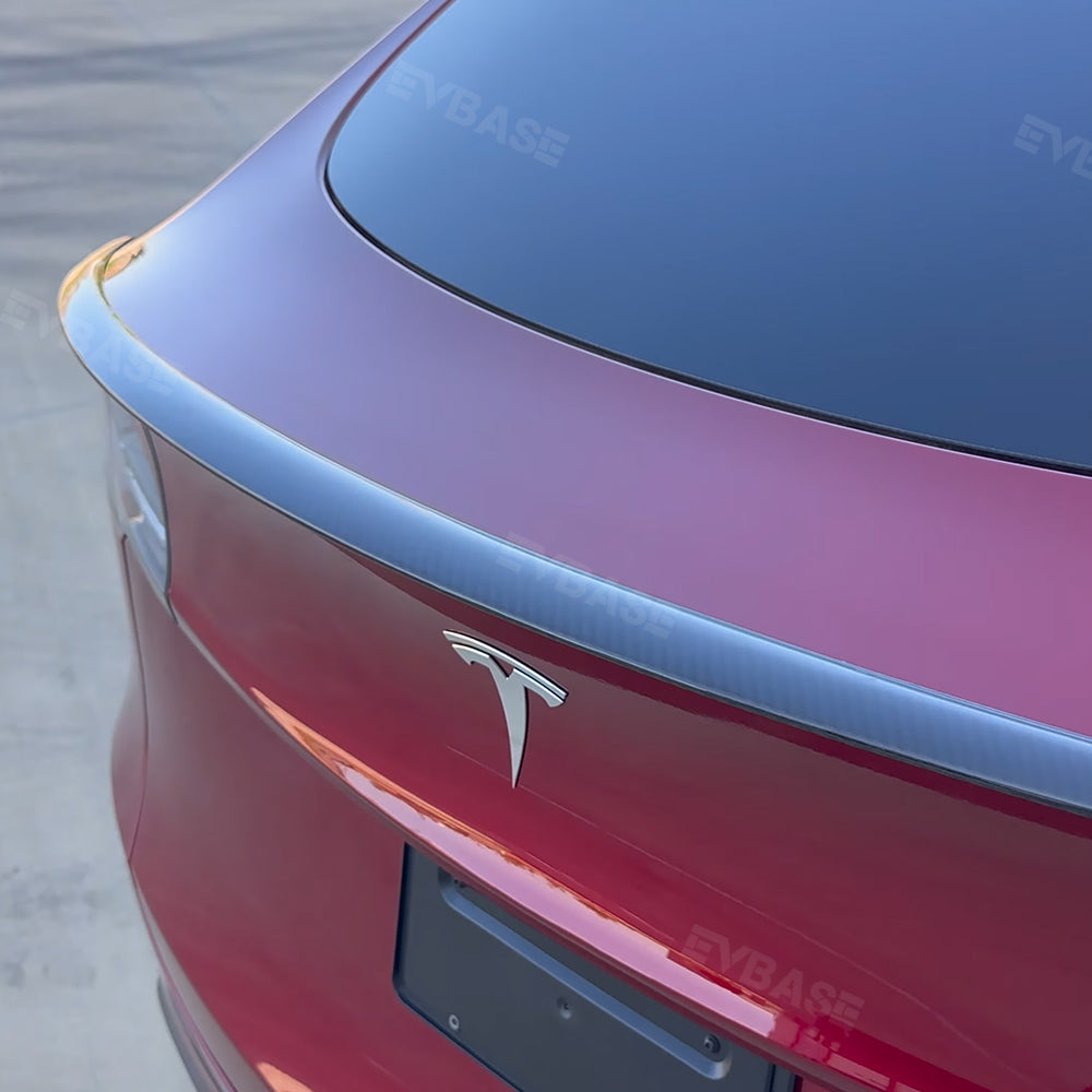 Karbonfaser Tesla Spoiler Modell Y 3 Spoilerflügel aus echtem Karbonfaser