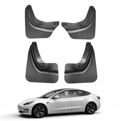 Tesla Mud Flaps Model Y Model 3 Model X Model S Mud Flaps Model 3 Highland Splash Guards 4PCS OEM Style No Drilling