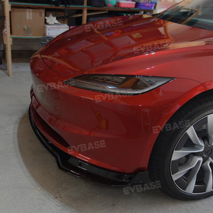 Tesla Model 3 Highland Front Bumper Lip ABS Splitter Front Apron Body Kits Spoiler Fascia 3-Stage