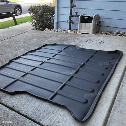 Rivian R1T Truck Bed Mat Liner Foldable Accessories Pickup Heavyweight Bed Mat All Weather Truck Rugged Bed Liner