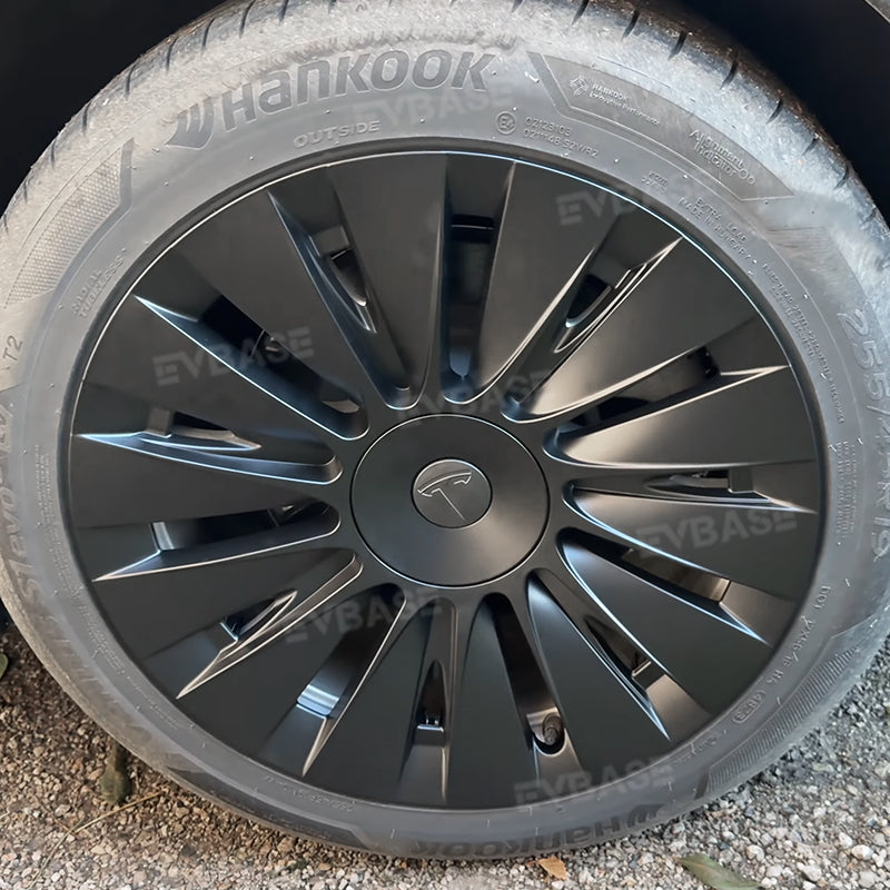 Tesla Radkappen Model Y Induktionsradkappen für 19 Zoll Gemini Wheels 4PCS Matte Model Y Zubehör