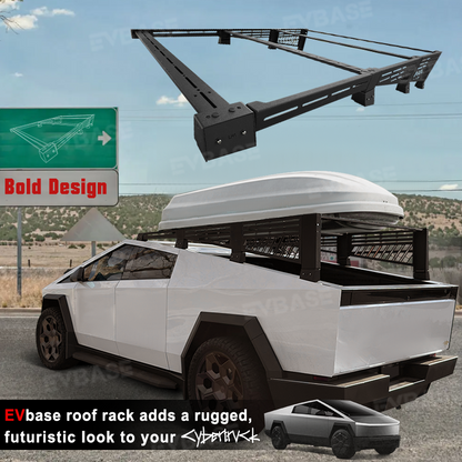 Tesla Cybertruck Rooftop Platform Roof Rack System Exterior Accessories EVBASE