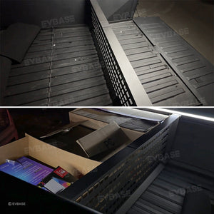 Tesla Cybertruck Vault Cargo Divider MOLLE System Rack Trunk Bed Divider