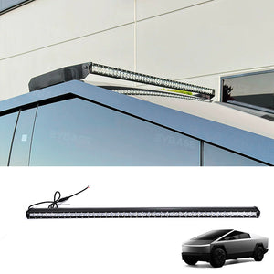 Tesla Cybertruck LED Light Bar 52" Truck Roof Off-Road Top Fog Lamp Driving Light Flood Spot Beam